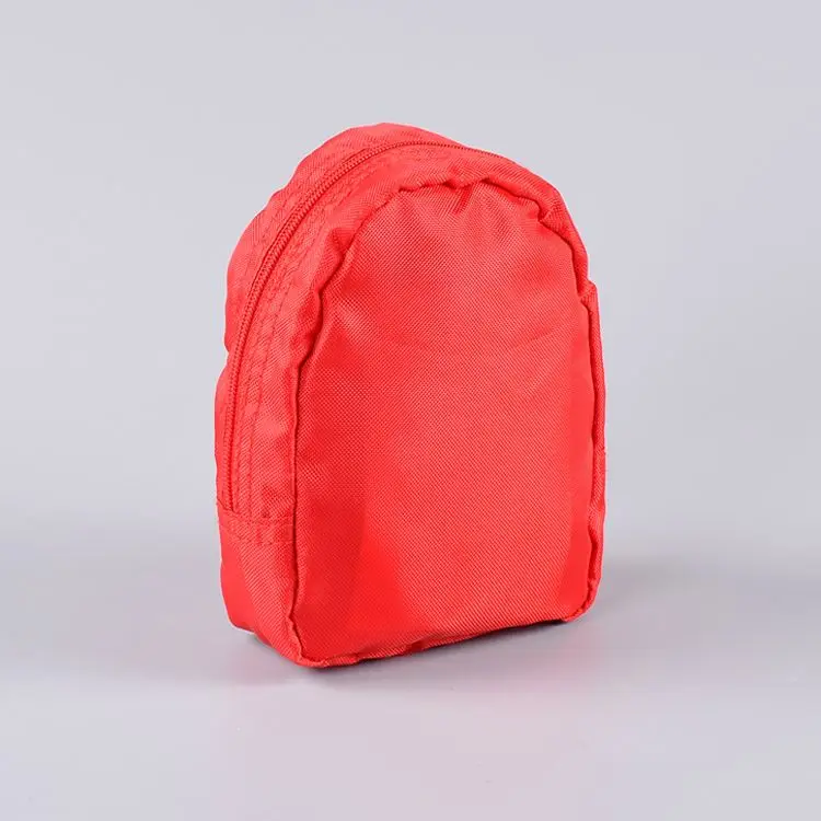 MM-CPR010 red nylon zipper nylon cpr bag promotional cpr face kit medical emergency kit