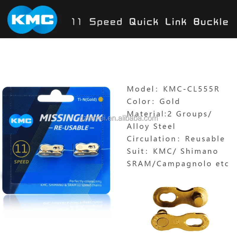 KMC Chain Missing Link MTB Bike 6/7/8/9/10/12 Speed Quick Magic Clasp Gold Silver Reusable SRAM Mountain Bicycle Parts
