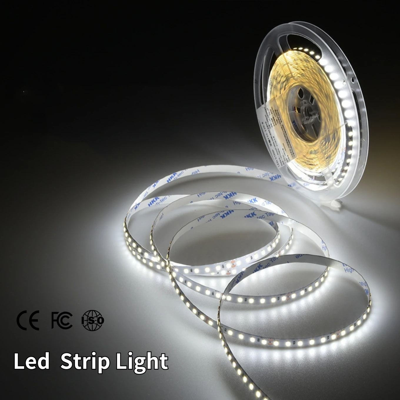 Hot Selling 2835 SMD Led Strip 24v Low Voltage 3M Tape High Color Rendering Index Indoor Hotel Led Strip Lights