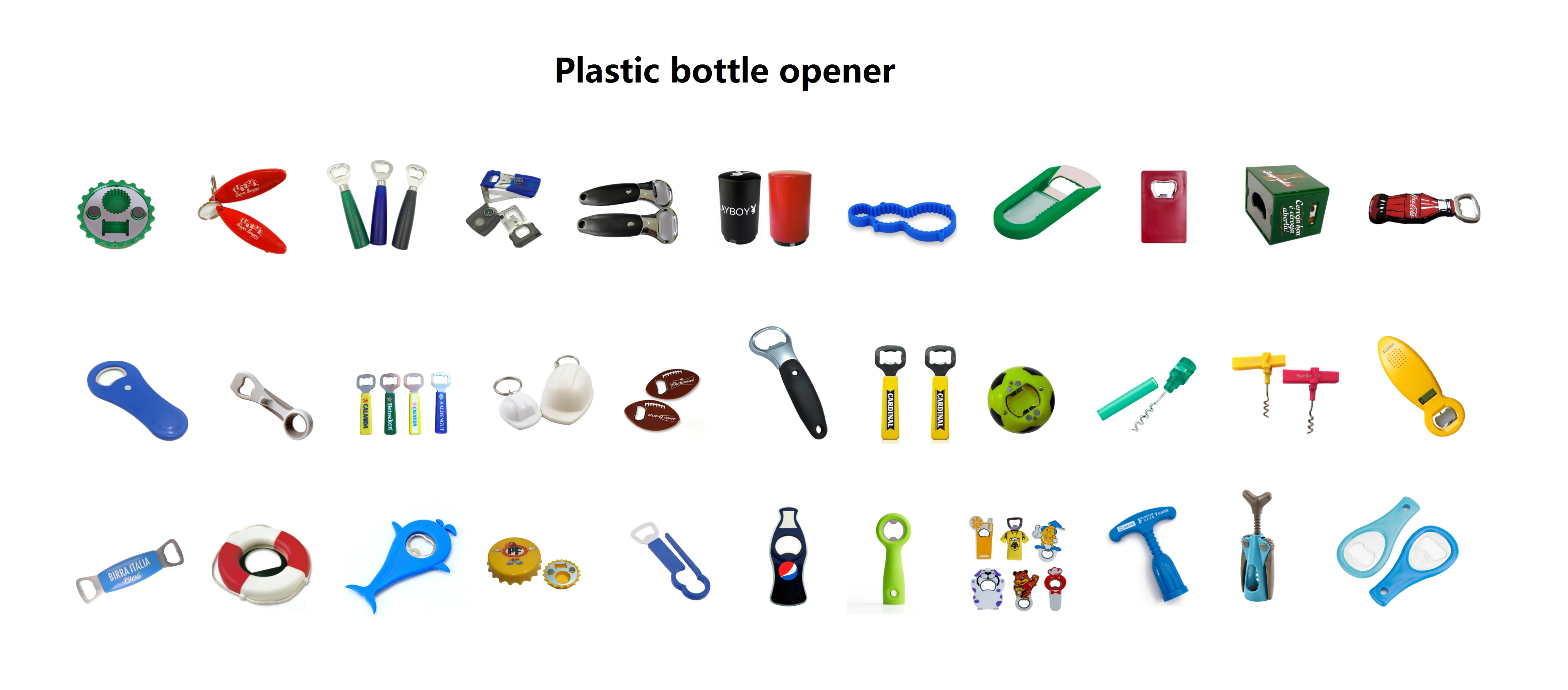 ABS plastic beer box crate shape bottle opener