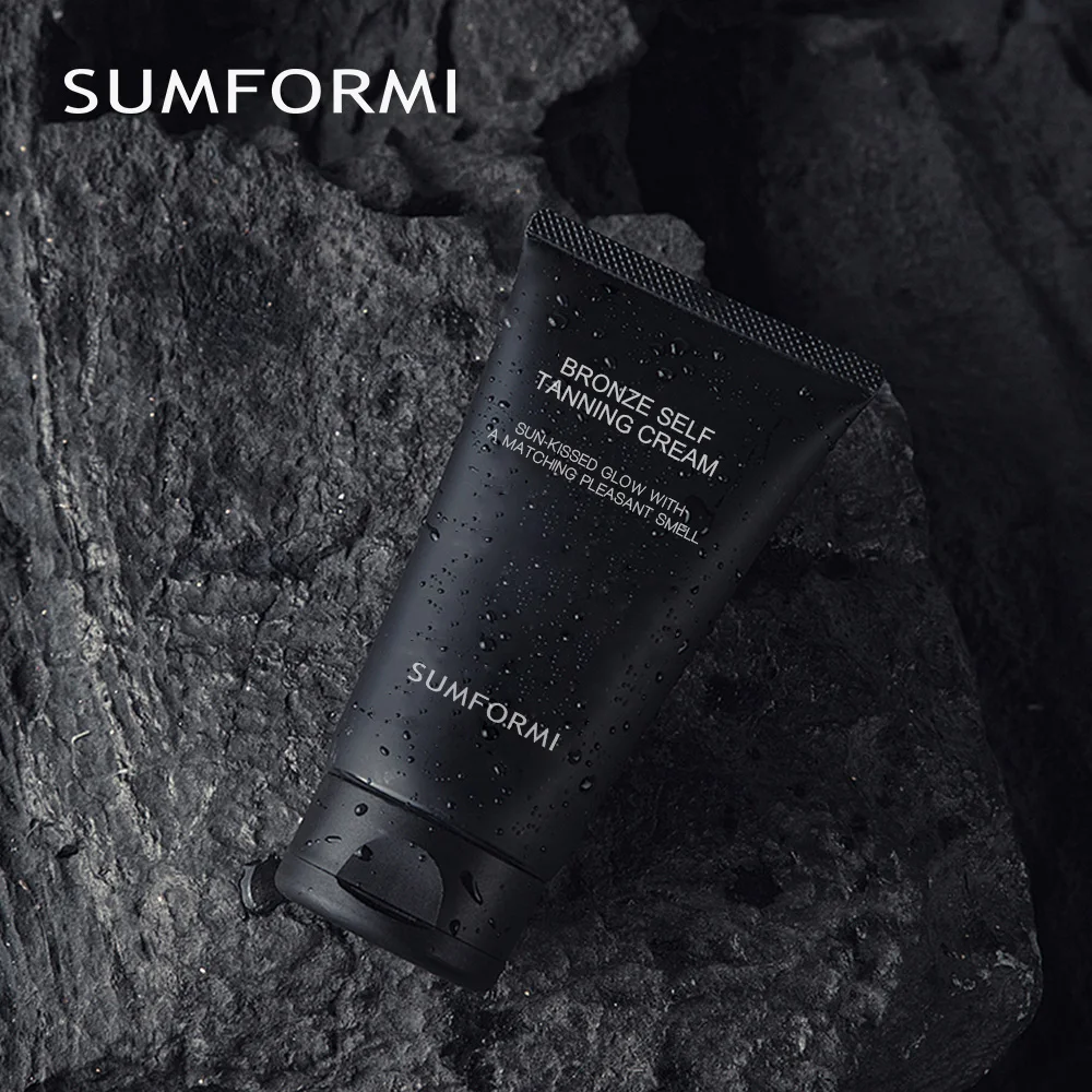 Private Label Herbal Sunless Body Oil Tanning Lotion Self-Tanning Cream for Day Building Removing Solarium Moisturizing Cream