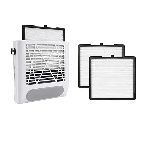 80W 4colors 8 Styles   Adjustable Speed Nail Dust Collector and 2 Pcs  Filters   for Dust Absorption