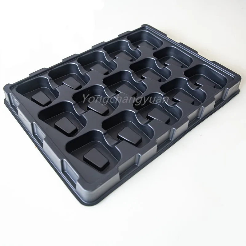 supply electronic parts plastic vacuum forming blister tray for electronic