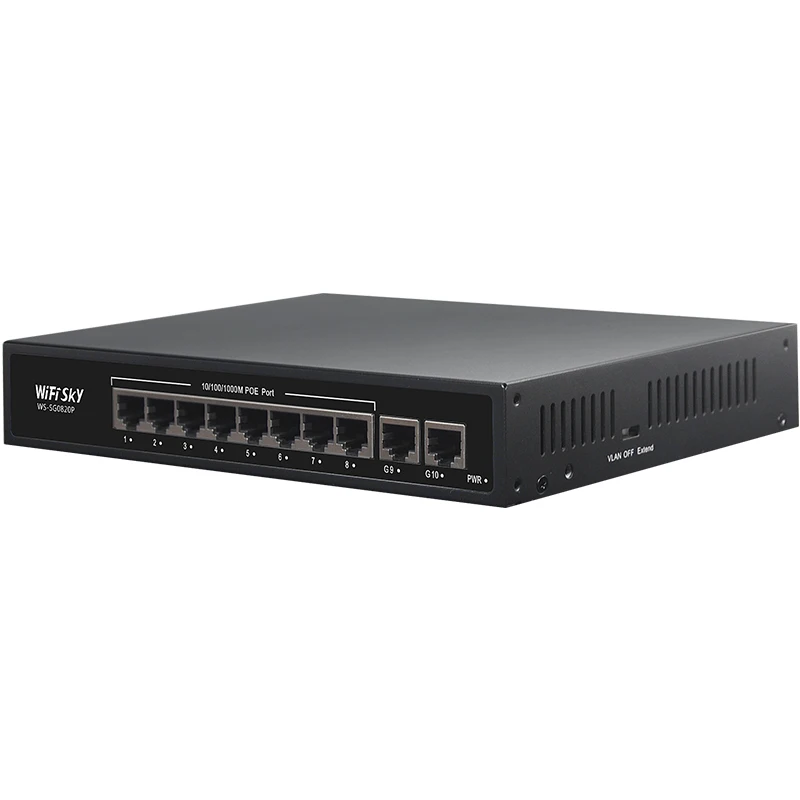 WiFiSKY CF--SG0820P 100M Unmanaged Industrial Network Reverse 8 Port POE switch