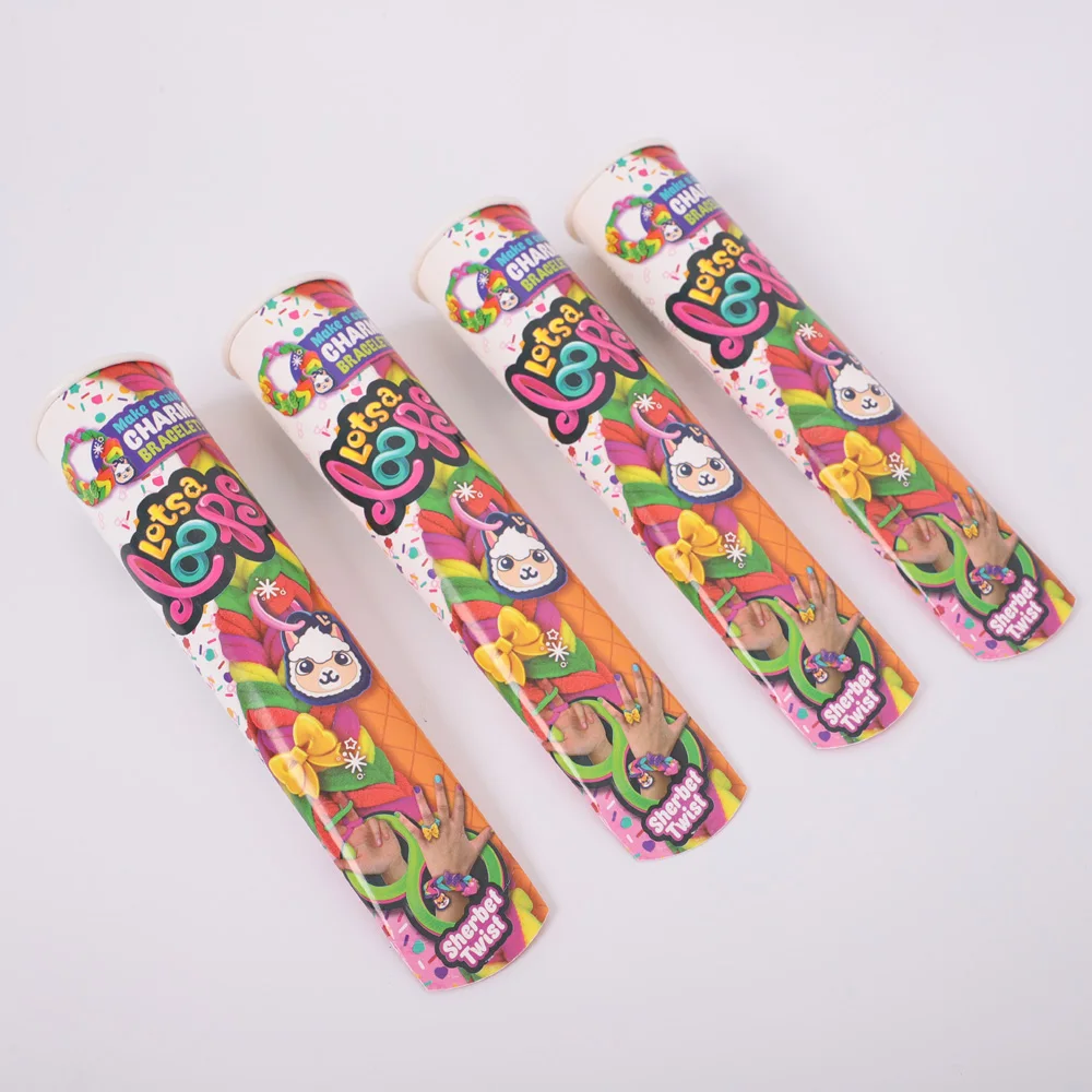 Water Proof High Quality Squeeze Paper Disposable Frozen Tube Boxes Push Up Cream Cups Calippo Ice Lolly Packaging