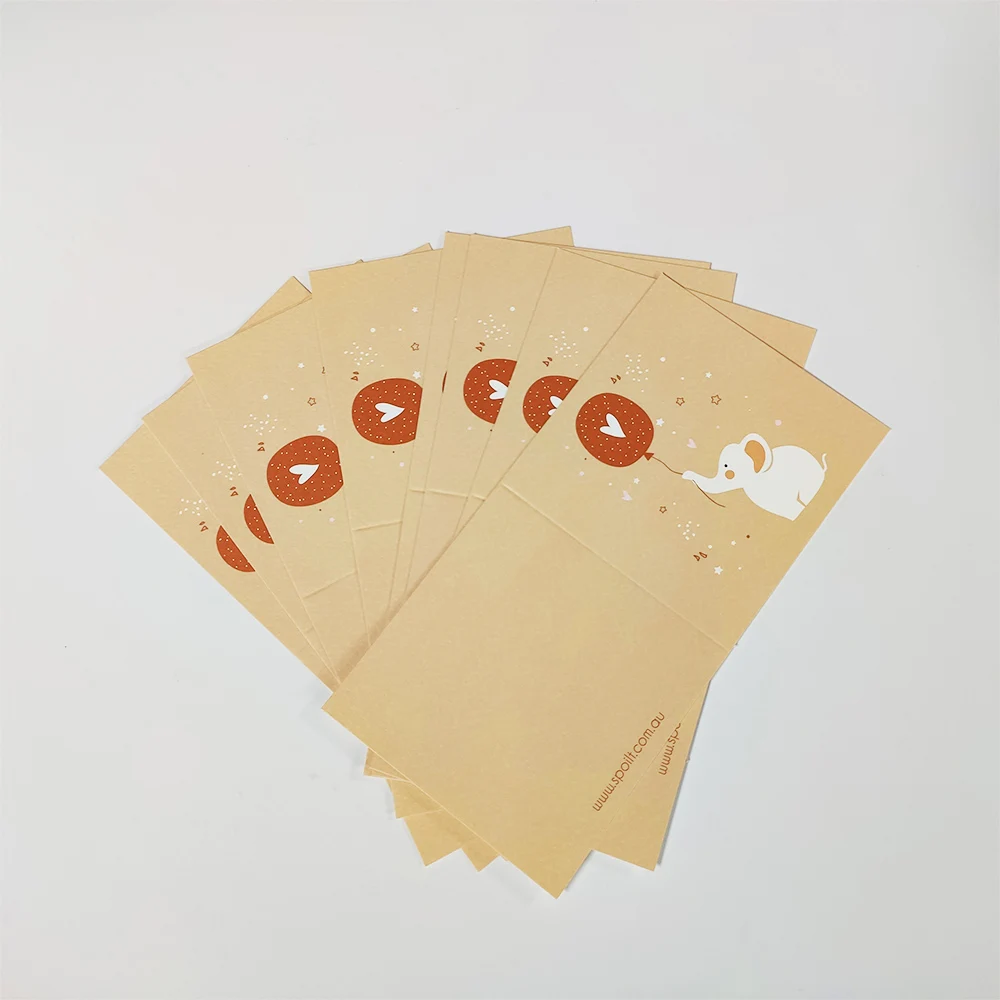 Wholesale Customized Exquisite fancy Art Paper Printed Logo Christmas Greeting Card Gift card Party Invitation card