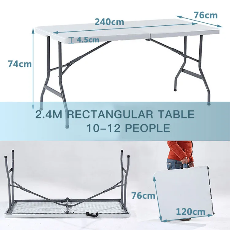 White Pvc Study Foldable Table For Home Space Save