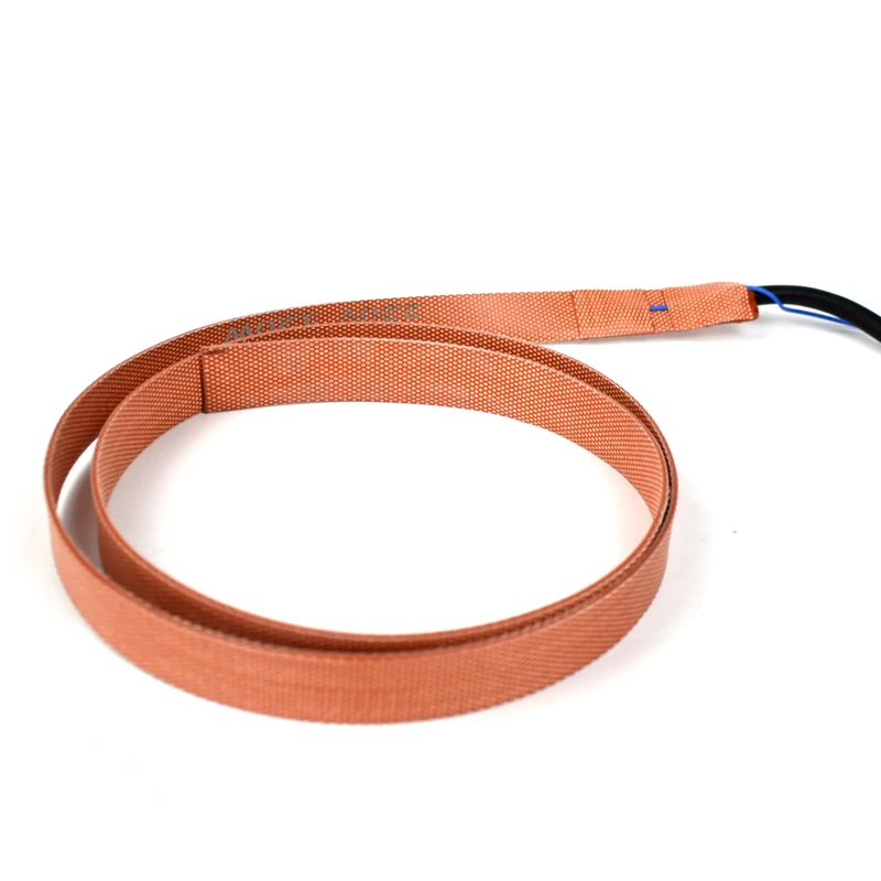 BRIGHT Customized 220V 120W 20*1200Mm Electric Heating Flexible Silicone Rubber Strip Heater Heating Belt