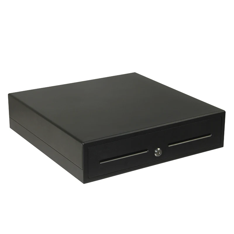 GSAN Big Cash Drawer 410mm Metal 7 Bill 4 Coin Tray Cash Box Money Drawer With Key Lock