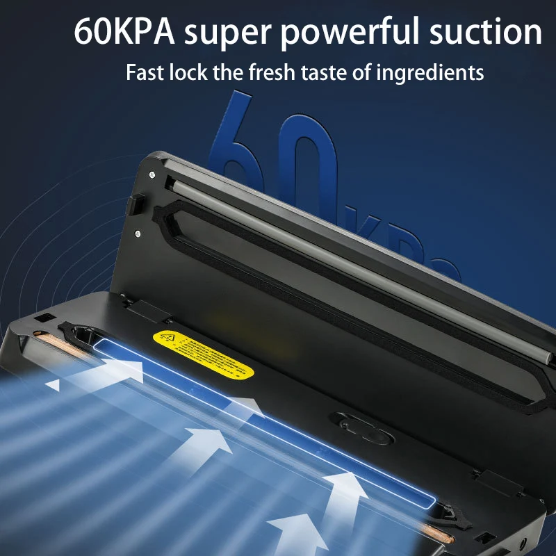 mini vacuum sealer 110v 220v 60KPA Food Vacuum Sealer Machine Automatic Air Sealing System for Food Storage Dry Vacuum Sealer