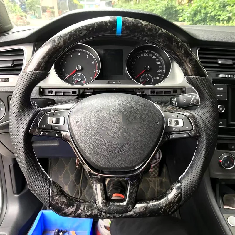 Подходит для 13-19 CC maiteng Golf 6 / 7 углеродное волокно руль модификации