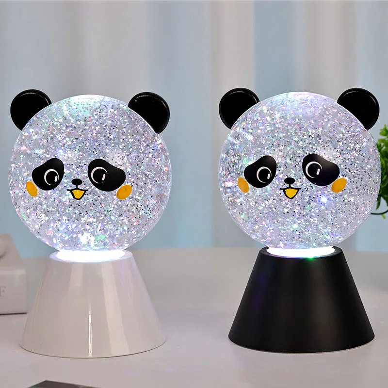 Rak Teacher Patting a popular internet celebrity Panda Rak Teacher is a kind of pastry Patting the Lamp Creative Birthday Gift