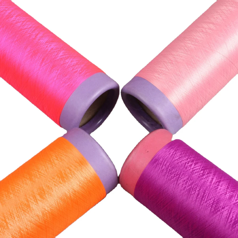 
Baichuan dope dyed for knitting polyester colors recycled yarn 