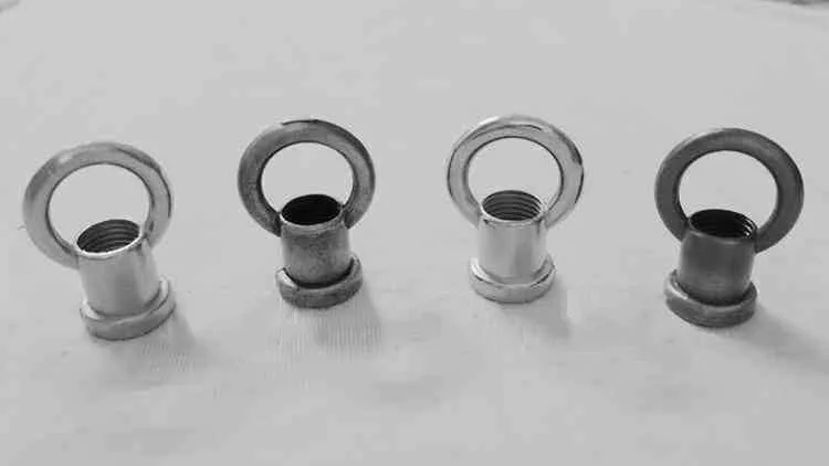 Table chandelier load-bearing hook Lifting ring closed hook No. 2 powerful ring M10 lighting accessories