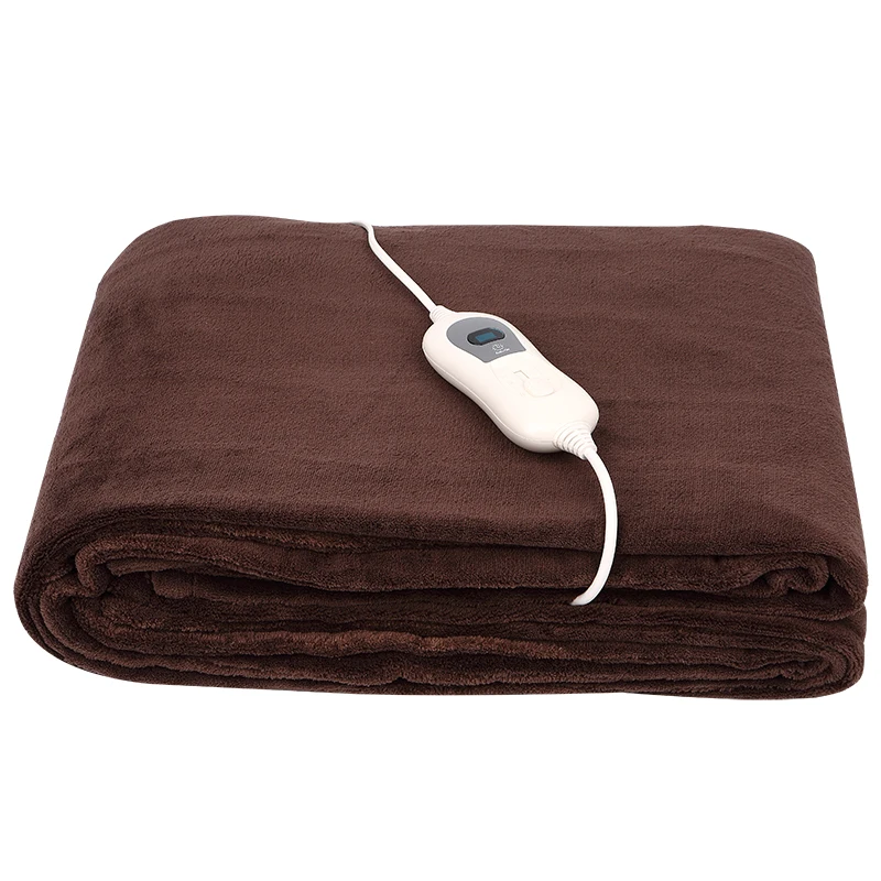 wholesale cheap flannel  electric thermal blanket heater for single bed