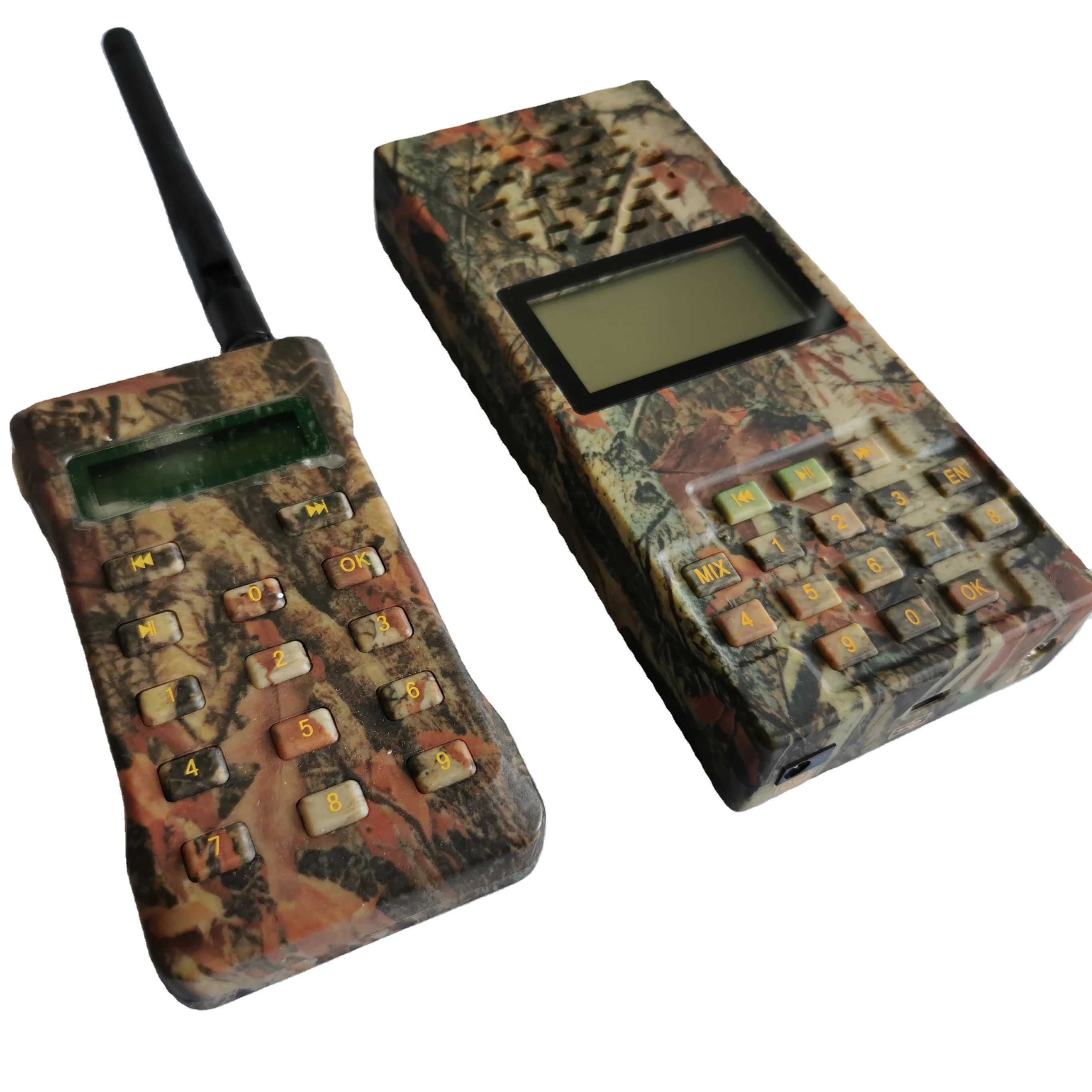 camouflage multi-sounds MP3 Mix bird sounds player with remote control bird caller speaker