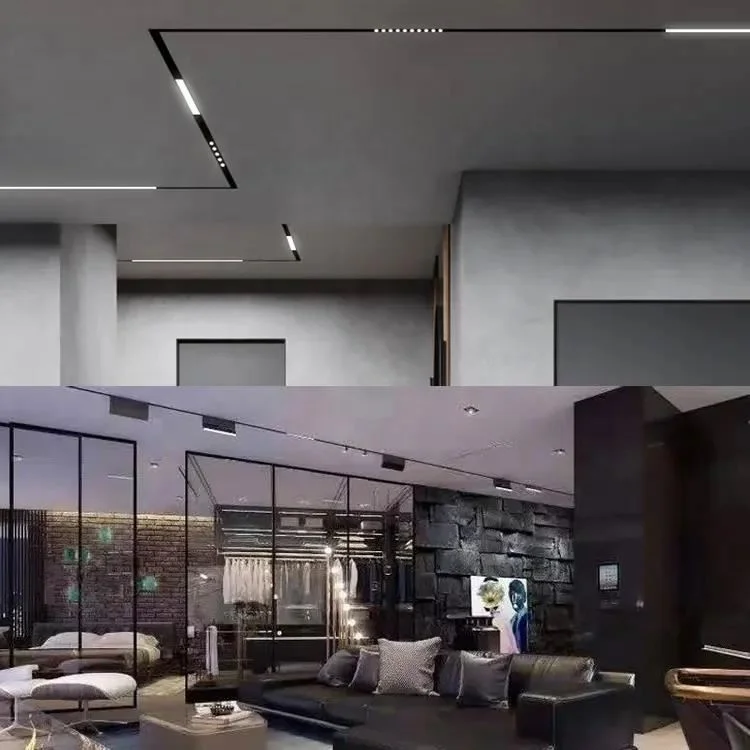 Magnetic Light New Trend 48V Linear Spotlight Surface Recessed Pendant Magnetic Track Light Led Track Light