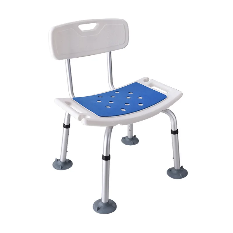 Aluminum Medical Shower Seat Chair Bench Folding Bath Stool for Adjustable Pregnant Women Special Bath Chair