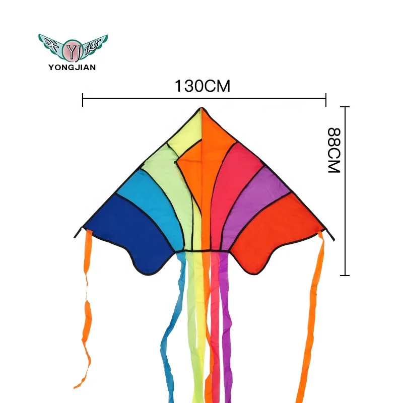 2022 Low price factory wholesale kites flying delta kite rainbow kite