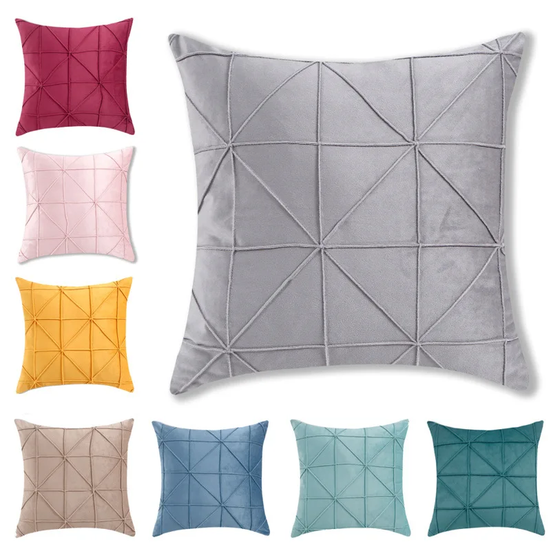 Cushion Covers Wholesale Luxury Velvet Pillow Case Manufacturers  For Home And Hotel 18x18 Inch