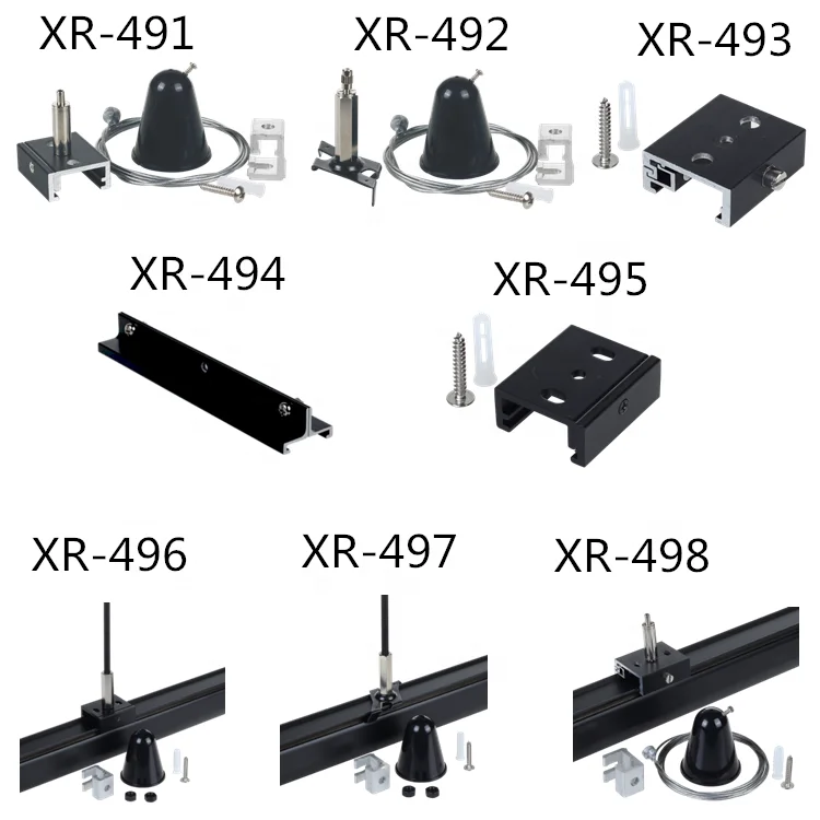 Led Cob Spotlight Track Suspension Mount EZCLIK Kit Wires Led Track Accessories 3 Circuits 4 90 Modern 16A TRACK Lights 95 50000