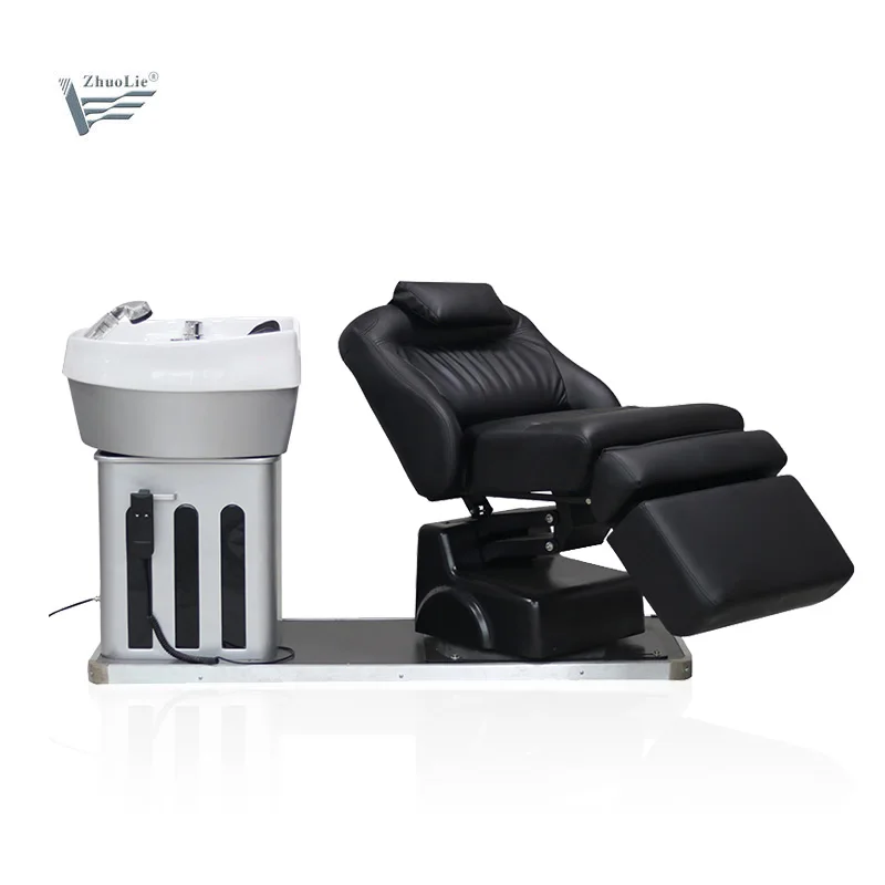 Hair Washing Equipment Electric Adjustable Lifting Shampoo Chair Rotated