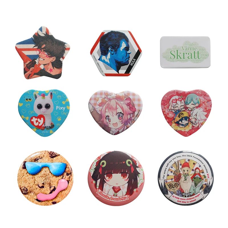 customized plastic badges personalized promotional gifts logo badge