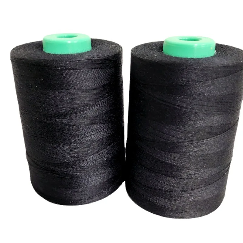 High elastic black silk textile thread with exquisite appearance and high quality in domestic