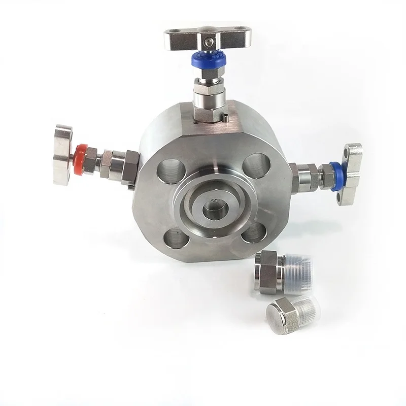 Stainless Steel Double Block and Bleed Valves Monoflange Valve Class 150 to Class 2500 Flange