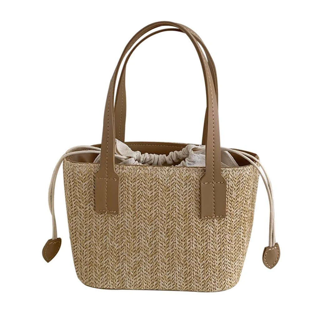Wholesale Straw Beach Bags Custom Design Wicker Rattan Bag Beach Tote Designer Summer Handbags 2024