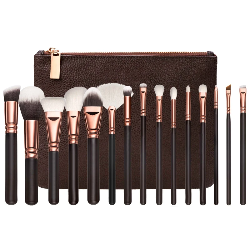 Wholesale personalized business 15 makeup brush set professional make up brushes makeup brush set