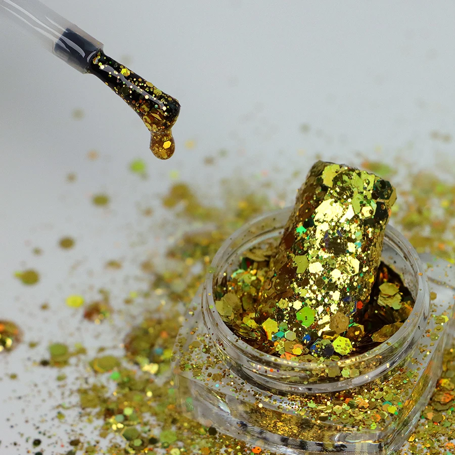  Glitter Jars Factory Supply Wholesale 2oz 100gram 1kgs Holographic for Crafts