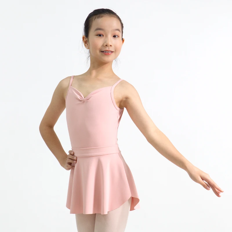 JW Ladies Girls  Ballet Skirt Knitted Cloth Round Skirts in the Shape of  Lotus Leaves