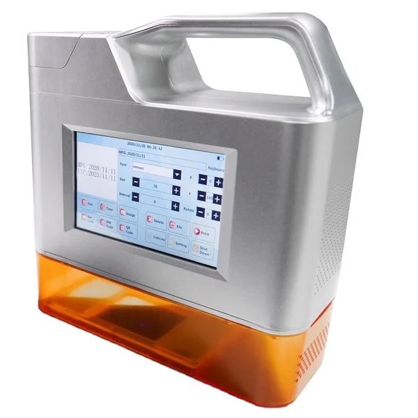 Portable Handheld Desktop deep engraving mopa color ipg metal steel 3d fiber laser marking dtf printer dtg machine factory price