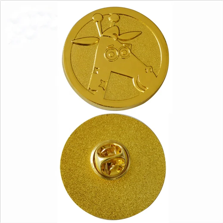 quality round hard enamel bespoke magnet badges in China