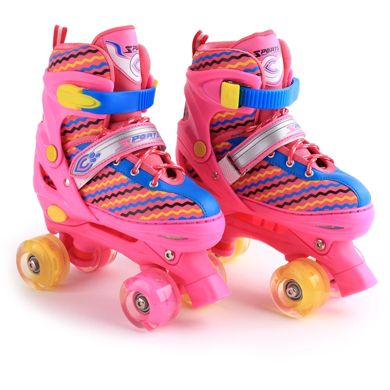 Popular Boys Girl Skate Shoes Adult Adjustable Inline Roller Quad Skates Wholesale for Kids Children