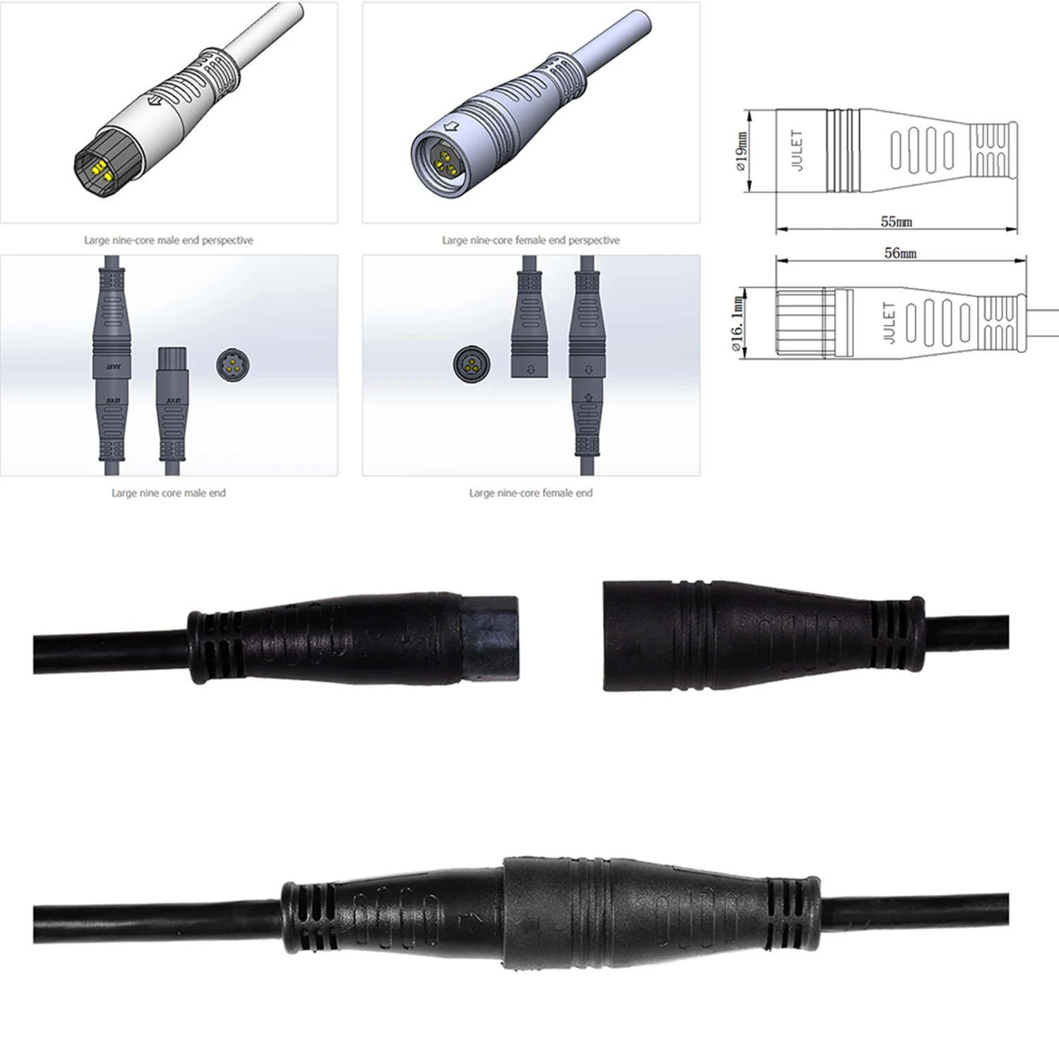 Greenpedel KT 48V 30A Big Squarewave Sinewave 12 Mosfet 750W 1000W Motor Electric Bicycle Controller