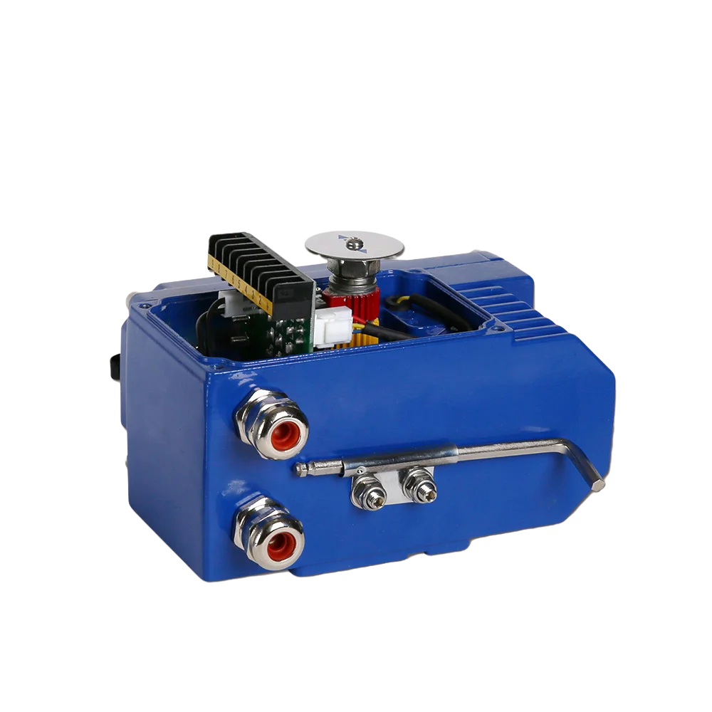 12 volt electric actuator quarter-turn 4-20 ma modulating type on off type