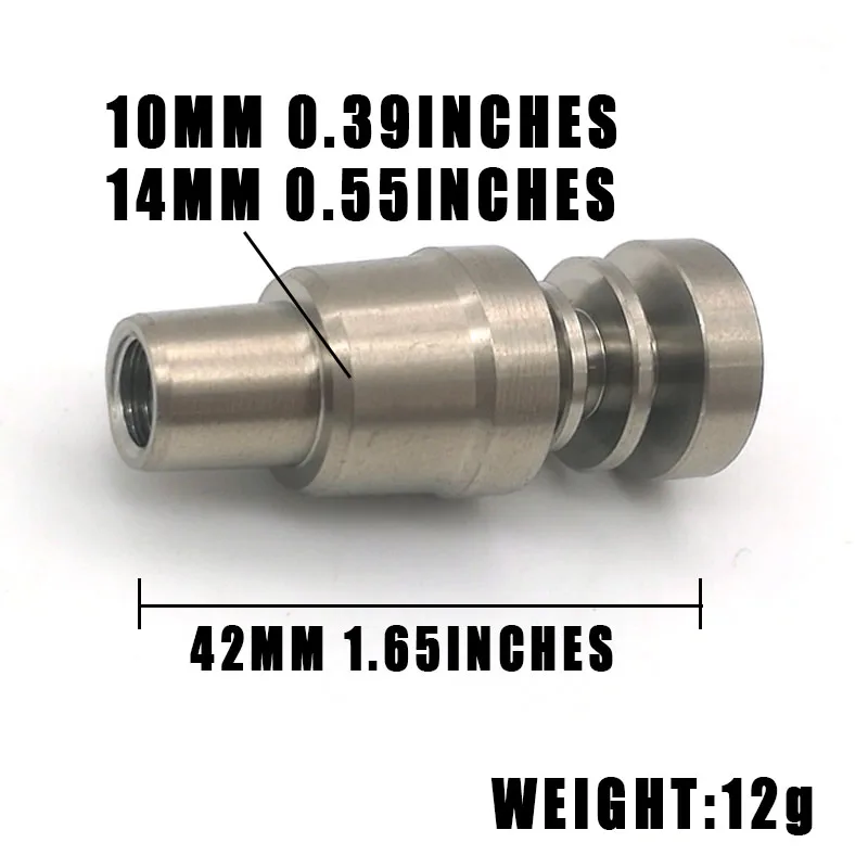 10mm 14mm 18mm Grade 2 Titanium Nail For Smoking