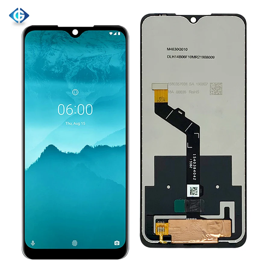 Original Pantalla Complete for Nokia 6.2 LCD with Touch Screen Assembly for Nokia 6.2 Full Display Digitizer Repair Parts