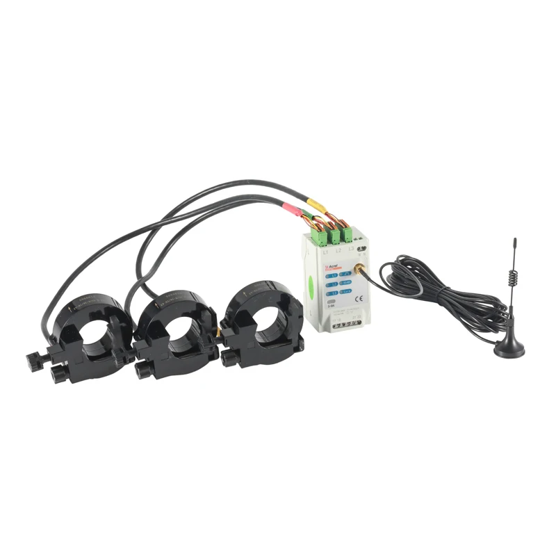 Acrel AEW100-D160R CE 470MHz Wireless temp monitor 3 Phase Energy Power Meter With Cts Piercing Connect