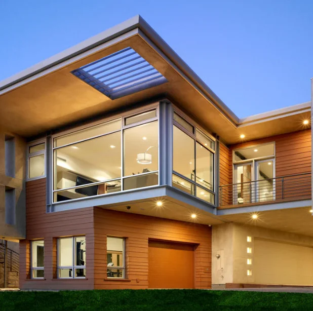 High Quality Luxury Fast install Structure Light Steel Frame Prefabricated Houses Modern Villa Prefab Living Container Home