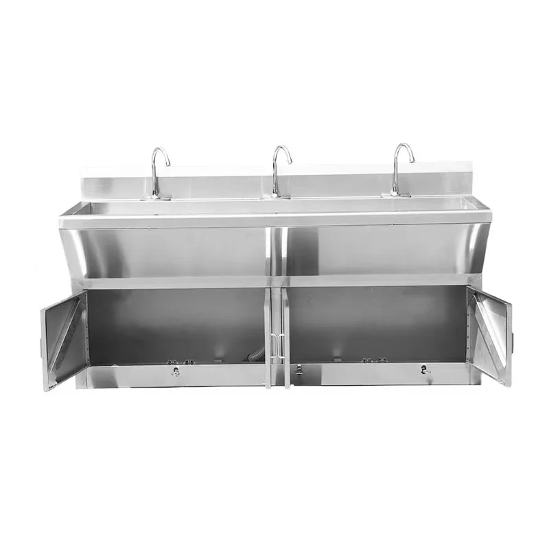 Factory direct sale stainless steel table with sink sri lanka double bowl stainless steel kitchen sink  sink stainless steel kit