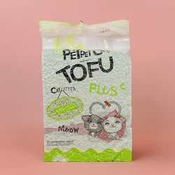 Factory direct sale OEM Pure natural dust-free quality quickly agglomerate tofu cat litter