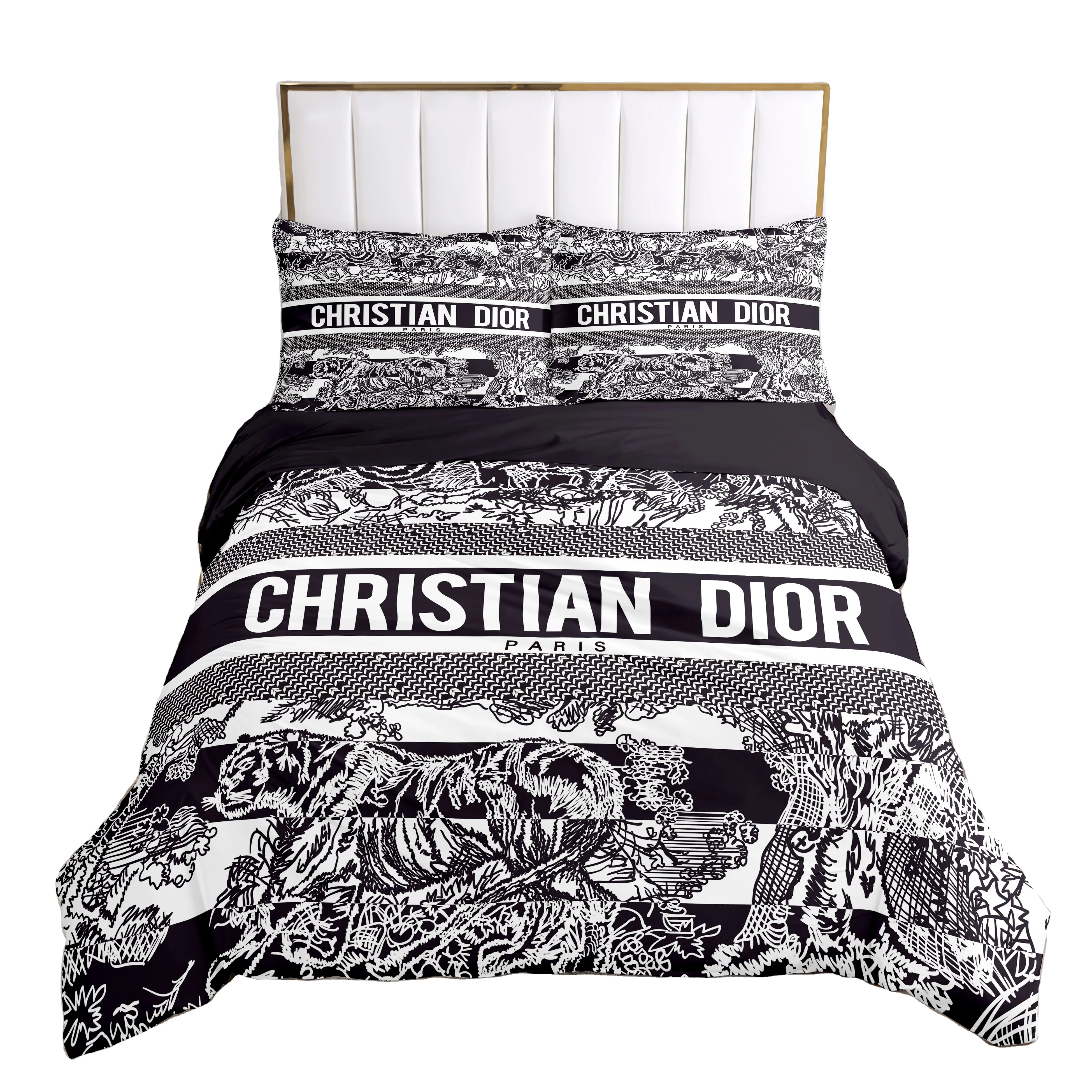 Luxury 3D Duvet Cover Microfiber Bedding Sets Luxury Design 3Pc Printed With Pillow Covers