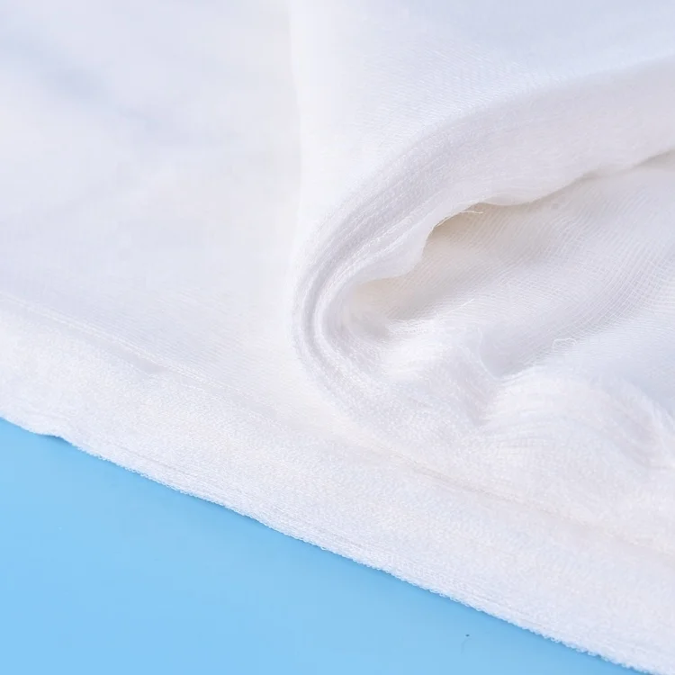2022 New arrivals medical surgical absorbent cotton white zig zag gauze for hopstial