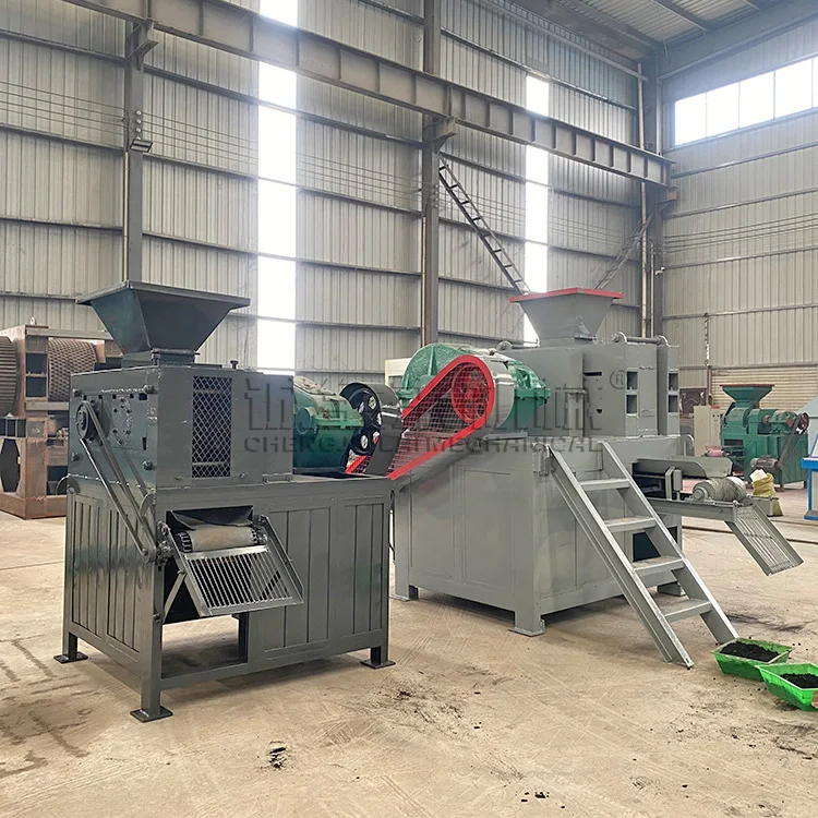 Large Scale Charcoal Producing Machine Charcoal Powder Briquetting Ball Machine Briquette Machine Making Automatic