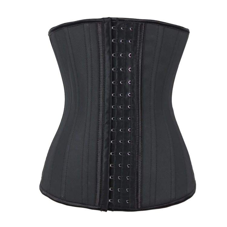 HEXIN Compression Adjustable Hooks Tummy Control 25 Steel Boned Girdle Corset Ladies Latex Waist Trainers Cincher