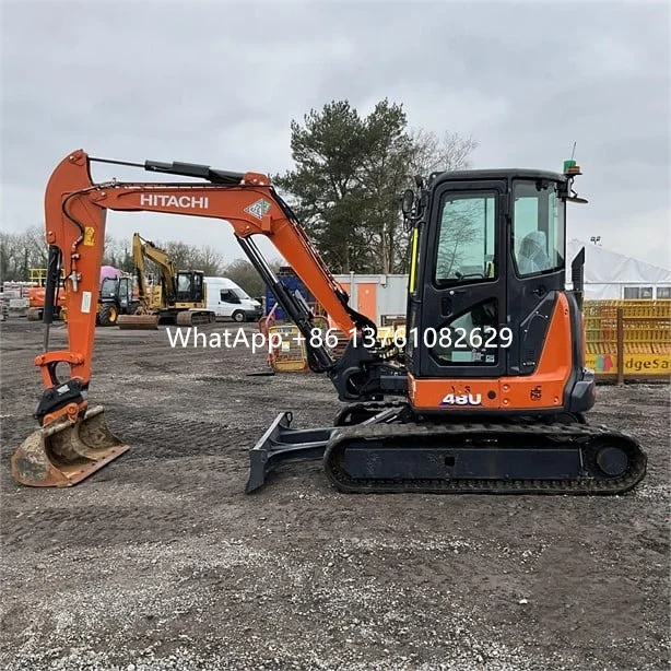 Хит продаж ZX48U-6 гидравлический гусеничный экскаватор Hitachi подержанный хорошее качество/Подержанный копатель 60 Лидер
