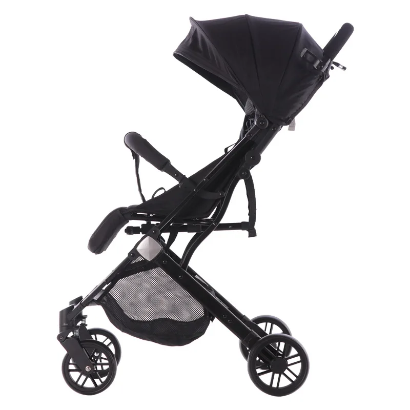 2024 Factory Price Portable Baby Stroller Can Sit or Lie Down with One Button Folding Universal Wheel Portable Baby Stroller